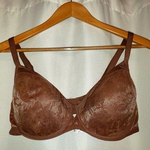 Soma 42D Perfect Coverage Bra- lace sable color